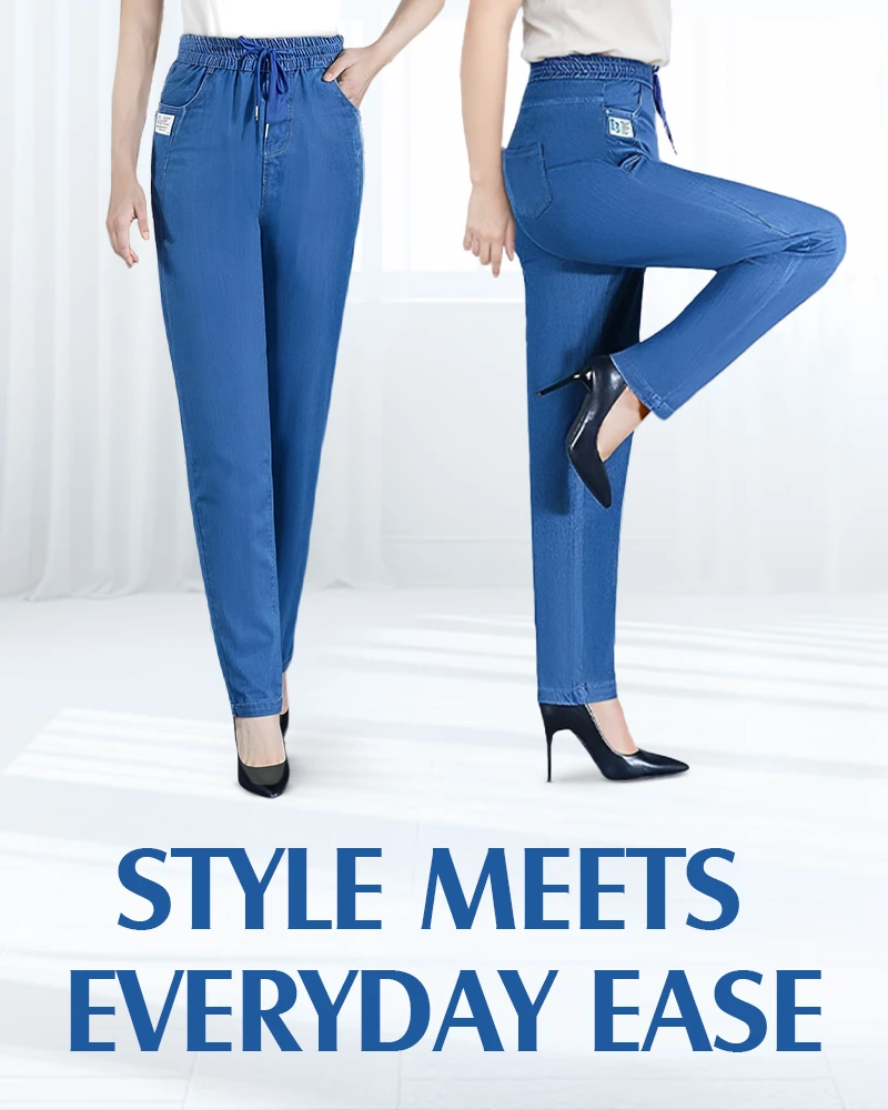 ComfiJeans - LAST DAY 70% OFF - Flattering High Waist Ultra-Stretch Mom Jeans